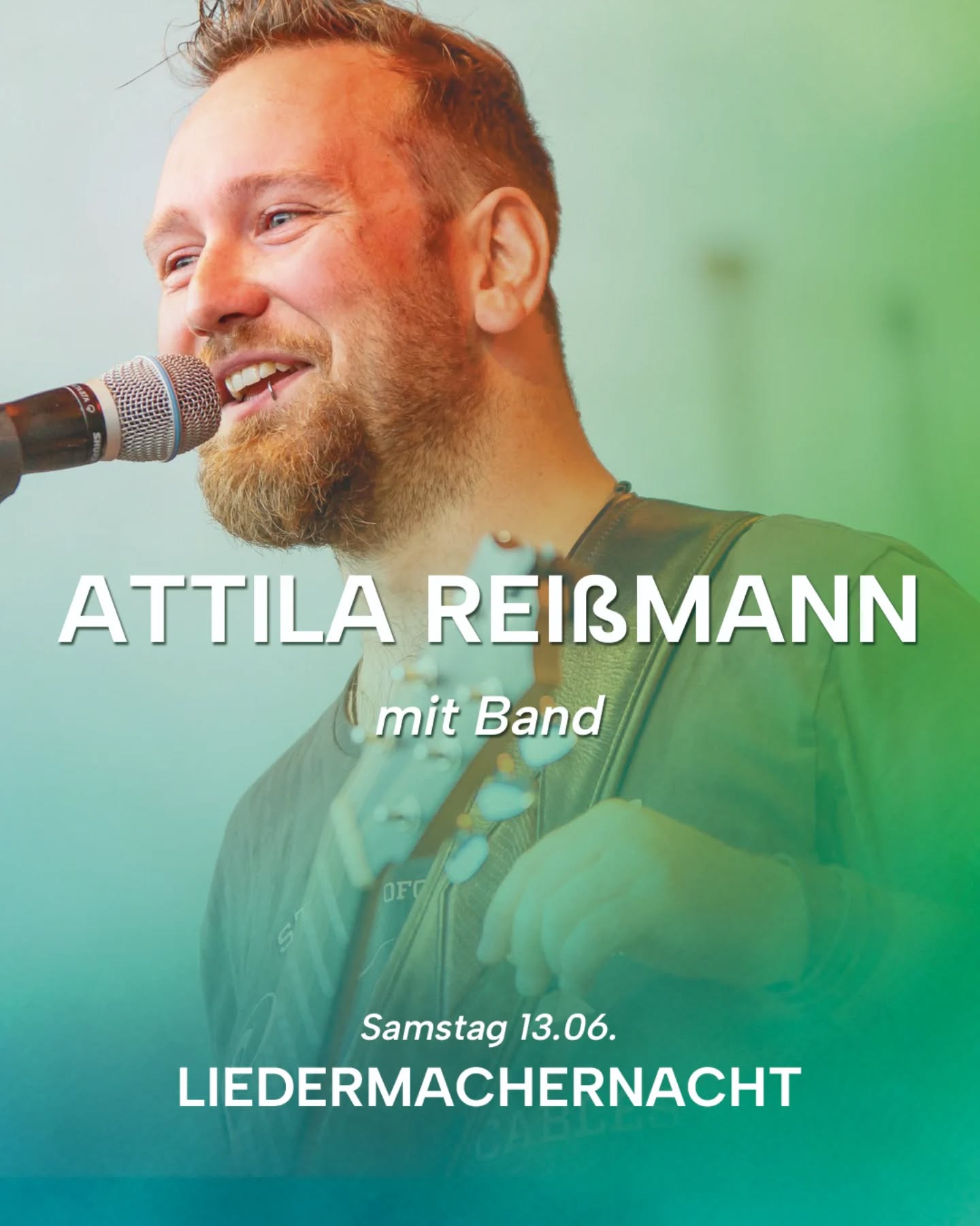 ATTILA REIẞMANN 🤩
mit Band am #lmn26 Samstag  #attilareißmann #liedermachernacht #festival #ortenau